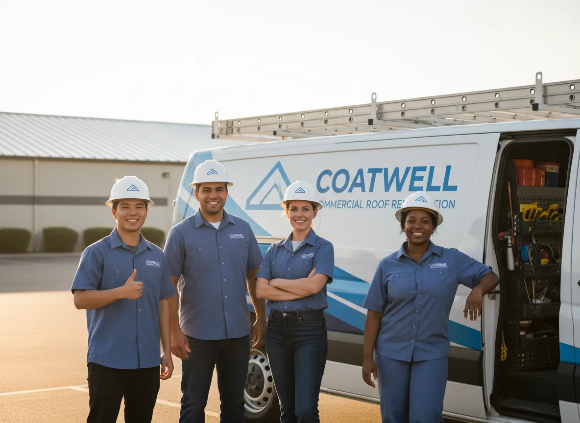 Commercial roof coating company in Roxie, MS